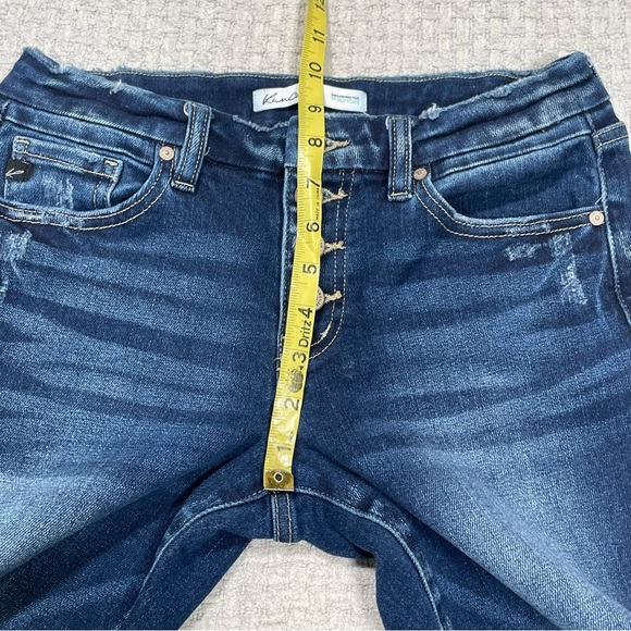 Women’s KanCan #165915 Button Fly Rolled Hem Denim Jeans Size 25 - Picture 9 of 11